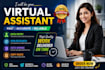 be your virtual assistant for data entry, web research and copy paste