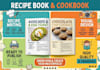 write and design cookbook recipe, recipe book design