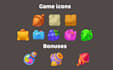 create 2d game icons, props and inventory assets