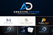 creata a professional modern luxury logo design