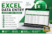 do microsoft excel data entry, formatting, and spreadsheet tasks