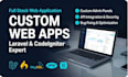develop a custom full stack web application in laravel or codeigniter