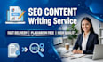 write SEO blog articles and website content