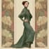 create illustrations in art nouveau style