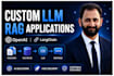 build custom llm and rag applications using openai and langchain