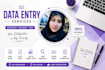 do accurate data entry, copy paste and web research