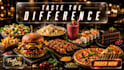 design a restaurant menu poster with food photography