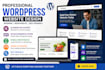 create, design, customize and fix wordpress website