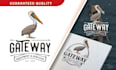 create an impressive painting logo in high definition