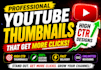 design professional youtube thumbnails that boost CTR