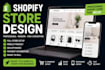 create a professional shopify store ready to launch