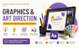 provide art direction, brand guidlines and professional design services