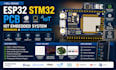 design esp32 stm32 pcb, iot embedded system, firmware and smart device circuits