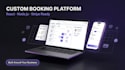 build custom booking app or marketplace saas web application with react and node