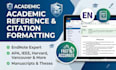 format and organize your references using endnote
