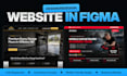 do figma design, figma website, figma design website, website ui ux, mockup