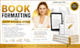 do book formatting, book layout design, kindle ebook format
