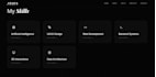 develop a personal portfolio using react, HTML, CSS and threejs