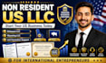 help non residents register a US llc in delaware or wyoming
