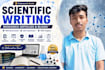 write research based scientific articles and blogs
