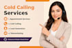 do b2b cold calling and  appointment setting