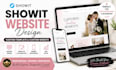 build custom showit website customize showit website showit template redesign