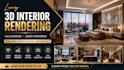 create photorealistic luxury villa and apartment interior rendering