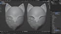 create anime 3d props model mask object assets or weapon items for 3d prints