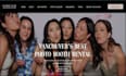 design squarespace photo booth website 360 photo booth party rental website