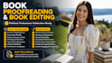do book proofreading and book editing
