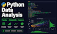 analyse your dataset and deliver clear insights using python