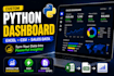 clean messy data and build professional dashboards in python
