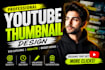 design eye catching professional youtube thumbnails