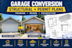 design garage conversion structural plans, framing and load bearing wall plan