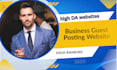 do high da and DR website