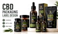 design premium cbd packaging, bottle, pouch packaging and product labels