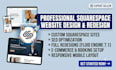 design squarespace website, redesign squarespace website ecommerce development