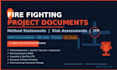 fire fighting method statement, risk assessment and nfpa compliant project doc