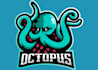 create octopus mascot logo design for your brand