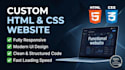 design a professional landing page with HTML CSS