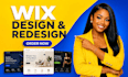 do wix website design wix website redesign wix website development wix website