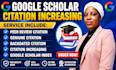write, increase google scholar citations and academic research visibility
