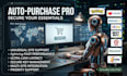 build a custom auto checkout and purchase bot