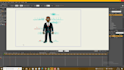 create professional 2d character rigging in moho with full rotation