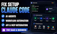 fix setup claude code ai agents workflow automation API mcp integration for saas