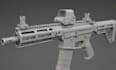 create 3d gun model, rifles, weapon asset, game ready weapon, hard surface model