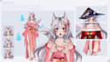 rig professional female 2d vtuber model, live2d model, vtuber commission