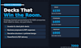 design a professional pitch deck, business proposal, or executive presentation