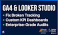 fix or setup ga4 and looker studio dashboards