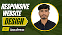 build a responsive landing page for saas, startup or business